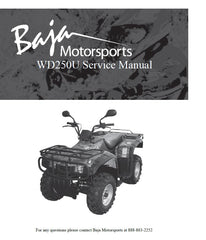 2005-2015 Baja 250U ATV  Service & Repair Manual Digital Download
