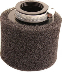 Air Filter - 38mm, Sponge, Straight, Yimatzu Brand, Black