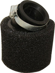 Air Filter - 44mm, Sponge, Angled, Yimatzu Brand, Black