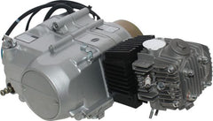 Complete Engine - 110cc Horizontal Engine, Semi-Automatic, Kick Start
