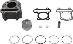 Cylinder Block Assembly - Big Bore, GY6, 50cc to 110cc, 50mm, 12pc